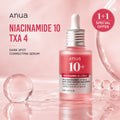 Anua Niacinamide 10 TXA 4 Dark Spot Correcting Serum 30ml 1+1 Set
